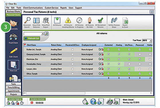 Manage Tasks Screenshot