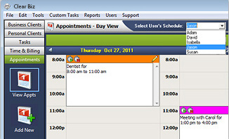 Appointments Screenshot