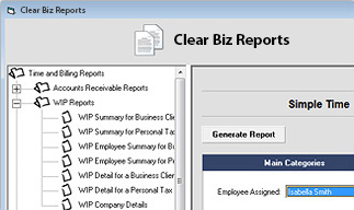 Reports Screenshot