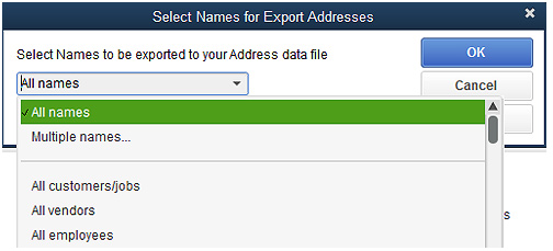 Export QuickBooks Desktop Screenshot (Step 2)