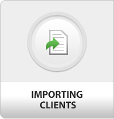 Importing Clients Button
